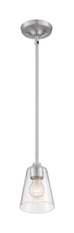 Bransel One Light Mini Pendant in Brushed Nickel (72|60-7180)