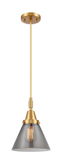 Caden One Light Mini Pendant in Satin Gold (405|447-1P-SG-G43)