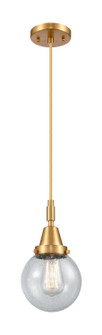 Caden One Light Mini Pendant in Satin Gold (405|447-1P-SG-G204-6)