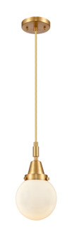 Caden One Light Mini Pendant in Satin Gold (405|447-1P-SG-G201-6)