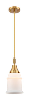 Caden One Light Mini Pendant in Satin Gold (405|447-1P-SG-G181)