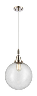 Caden One Light Mini Pendant in Polished Nickel (405|447-1P-PN-G204-12)