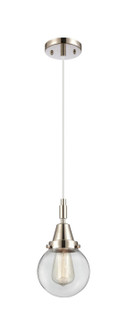 Caden One Light Pendant in Polished Nickel (405|447-1P-PN-G202-6)