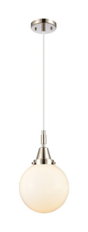 Caden One Light Mini Pendant in Polished Nickel (405|447-1P-PN-G201-8)