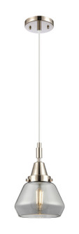 Caden One Light Mini Pendant in Polished Nickel (405|447-1P-PN-G173)