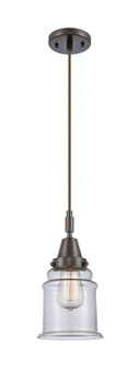 Caden One Light Mini Pendant in Oil Rubbed Bronze (405|447-1P-OB-G182)