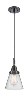 Caden One Light Pendant in Matte Black (405|447-1P-BK-G64)
