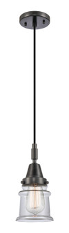 Caden One Light Mini Pendant in Matte Black (405|447-1P-BK-G182S)