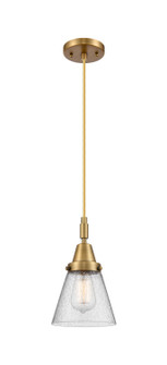 Caden One Light Mini Pendant in Brushed Brass (405|447-1P-BB-G64)