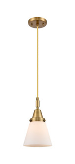 Caden One Light Mini Pendant in Brushed Brass (405|447-1P-BB-G61)