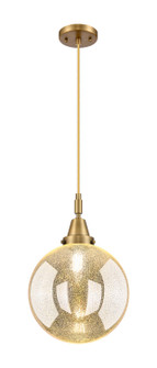 Caden One Light Mini Pendant in Brushed Brass (405|447-1P-BB-G208-10)