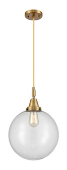 Caden One Light Mini Pendant in Brushed Brass (405|447-1P-BB-G202-12)