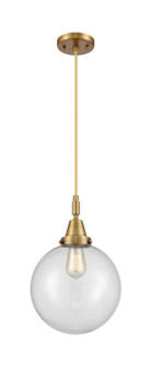 Caden One Light Mini Pendant in Brushed Brass (405|447-1P-BB-G202-10)