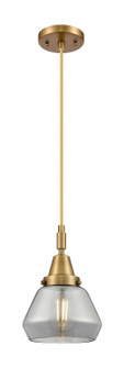 Caden One Light Mini Pendant in Brushed Brass (405|447-1P-BB-G173)