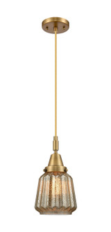 Caden One Light Mini Pendant in Brushed Brass (405|447-1P-BB-G146)