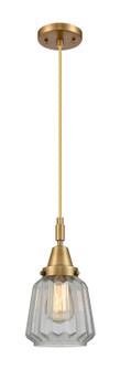 Caden One Light Mini Pendant in Brushed Brass (405|447-1P-BB-G142)