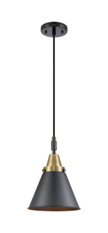 Caden One Light Mini Pendant in Black Antique Brass (405|447-1P-BAB-M13-BK)