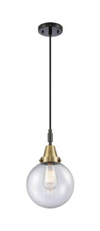 Caden One Light Mini Pendant in Black Antique Brass (405|447-1P-BAB-G204-8)