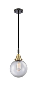 Caden One Light Mini Pendant in Black Antique Brass (405|447-1P-BAB-G202-8)