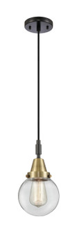 Caden One Light Mini Pendant in Black Antique Brass (405|447-1P-BAB-G202-6)