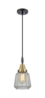 Caden One Light Mini Pendant in Black Antique Brass (405|447-1P-BAB-G142)