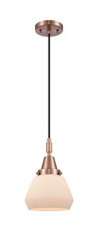 Caden One Light Mini Pendant in Antique Copper (405|447-1P-AC-G171)