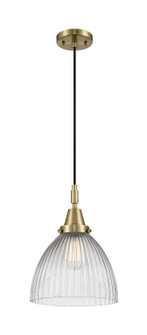 Caden One Light Mini Pendant in Antique Brass (405|447-1P-AB-G222)