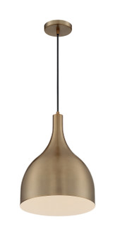 Bellcap One Light Pendant in Burnished Brass (72|60-7077)
