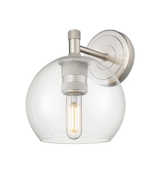 Downtown Urban One Light Wall Sconce in Satin Nickel (405|434-1W-SN-G122-6)