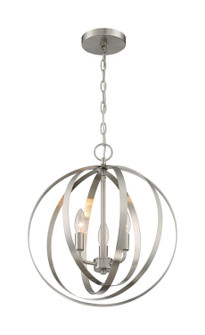Pendleton Three Light Pendant in Brushed Nickel (72|60-7047)