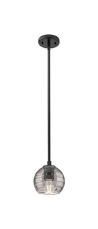 Downtown Urban One Light Pendant in Matte Black (405|434-1S-BK-G1213-6SM)