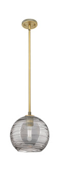 Downtown Urban One Light Pendant in Brushed Brass (405|434-1S-BB-G1213-10SM)