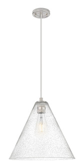 Downtown Urban One Light Pendant in Satin Nickel (405|434-1P-SN-GBC-164)