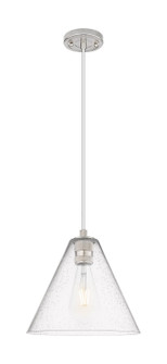Downtown Urban One Light Pendant in Satin Nickel (405|434-1P-SN-GBC-124)