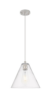 Downtown Urban One Light Pendant in Satin Nickel (405|434-1P-SN-GBC-122)