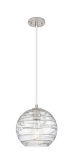 Downtown Urban One Light Pendant in Satin Nickel (405|434-1P-SN-G1213-10CL)