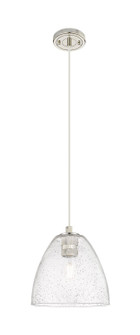 Downtown Urban One Light Pendant in Polished Nickel (405|434-1P-PN-GBD-94)