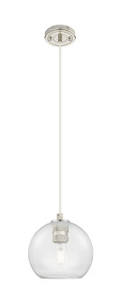 Downtown Urban One Light Pendant in Polished Nickel (405|434-1P-PN-G122-8)