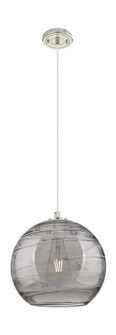 Downtown Urban One Light Pendant in Polished Nickel (405|434-1P-PN-G1213-12SM)