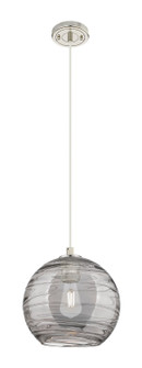 Downtown Urban One Light Pendant in Polished Nickel (405|434-1P-PN-G1213-10SM)