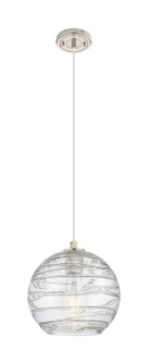 Downtown Urban One Light Pendant in Polished Nickel (405|434-1P-PN-G1213-10CL)