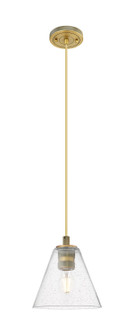 Downtown Urban One Light Pendant in Brushed Brass (405|434-1P-BB-GBC-84)