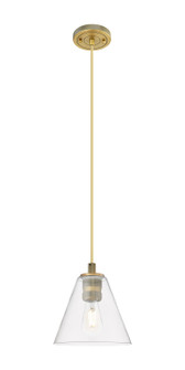 Downtown Urban One Light Pendant in Brushed Brass (405|434-1P-BB-GBC-82)