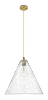 Downtown Urban One Light Pendant in Brushed Brass (405|434-1P-BB-GBC-164)