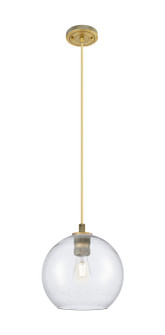 Downtown Urban One Light Pendant in Brushed Brass (405|434-1P-BB-G124-10)