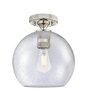 Downtown Urban One Light Flush Mount in Polished Nickel (405|434-1F-PN-G124-8)