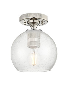 Downtown Urban One Light Flush Mount in Polished Nickel (405|434-1F-PN-G124-6)