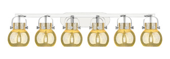 Downtown Urban Six Light Bath Vanity in Polished Nickel (405|423-6W-PN-G410-6ME)