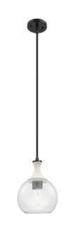 Ballston One Light Mini Pendant in Matte Black (405|415-1SR-BK-G122-8)