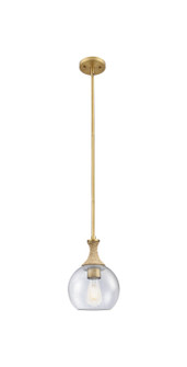 Ballston One Light Mini Pendant in Brushed Brass (405|415-1SR-BB-G124-8)